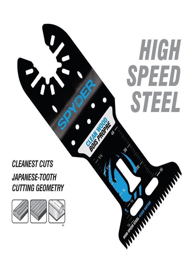 Spyder Bi-Metal Wood and Metal Cutting Oscillating Tool Blade 5-Pack - Image 3