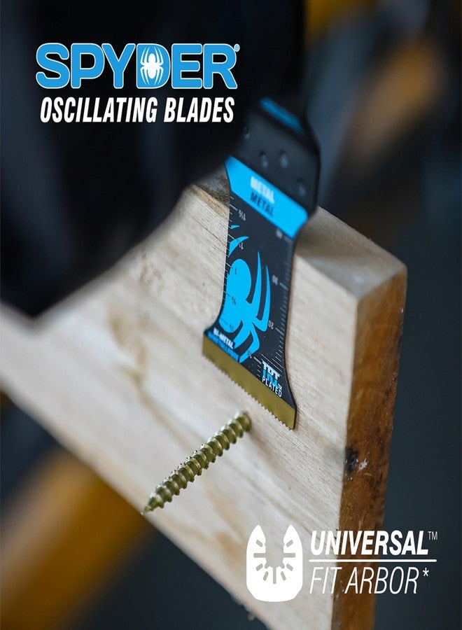 Spyder Bi-Metal Wood and Metal Cutting Oscillating Tool Blade 5-Pack - Image 5