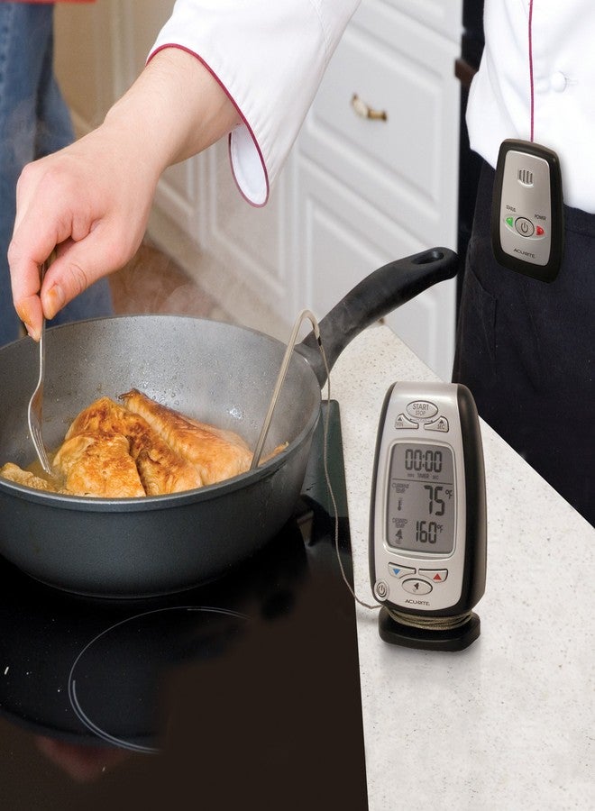 AcuRite 03168 Wireless Cooking and Barbeque Thermometer with Pager, 0.3 - Image 2