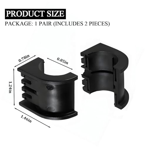 FALVFUN 2PCS/Set 5439731 Upper Car Steering Bushing, OEM# 5439731 Vehicle Rear Stabilizer Bar Bushings, Automotive Steering Stem Replacement Accessories, Compatible with RZR 570 800 - Image 2