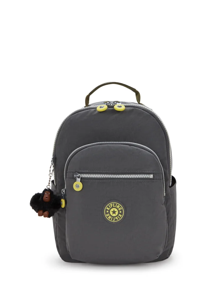 kipling Seoul S Back To Grey Small Backpack (With Tablet Compartment) I4345-1Dx