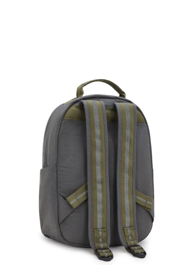 kipling Seoul S Back To Grey Small Backpack (With Tablet Compartment) I4345-1Dx