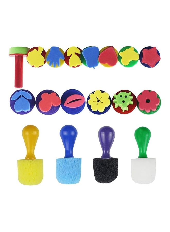 NIBEMINENT 18-Piece Paint Foam Sponge Brush Set - Image 1