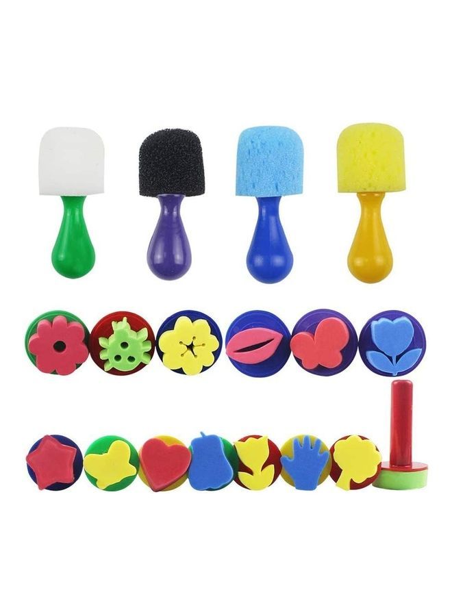 NIBEMINENT 18-Piece Paint Foam Sponge Brush Set - Image 3