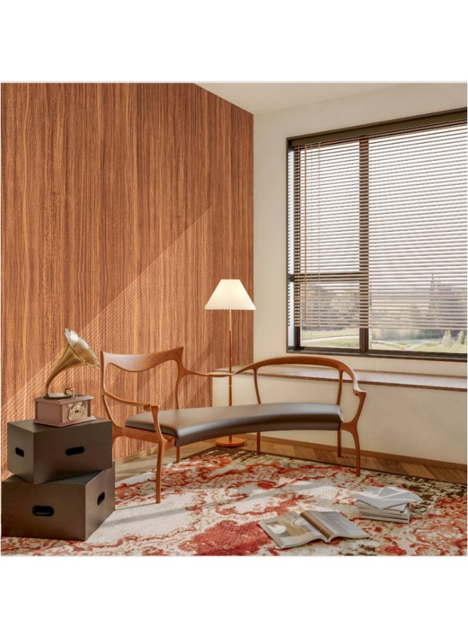 45cm*10m Pear Wood Grain Wallpaper, Decorative Wallpaper, Self-Adhesive Wallpaper, Background Wallpaper, Renovation Wallpaper, Waterproof and Oil-Resistant Large-Size Home and Hotel Decorative Wallpaper - Image 2