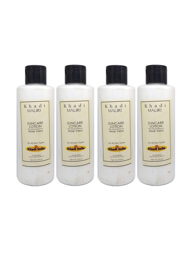 Khadi Mauri Herbal - Khadi Mauri Sun Care Lotion - Pack Of 4 (840 Ml) - Image 1
