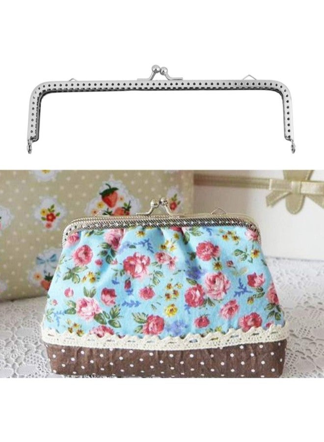 klarako 6PCS Purse Bag Frame Rectangle Purse Coin Bag Frame Kiss Clasp Lock for DIY Craft Purse MakingBag Making 18CM  - Image 2