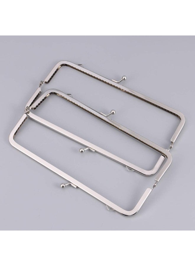 klarako 6PCS Purse Bag Frame Rectangle Purse Coin Bag Frame Kiss Clasp Lock for DIY Craft Purse MakingBag Making 18CM  - Image 1