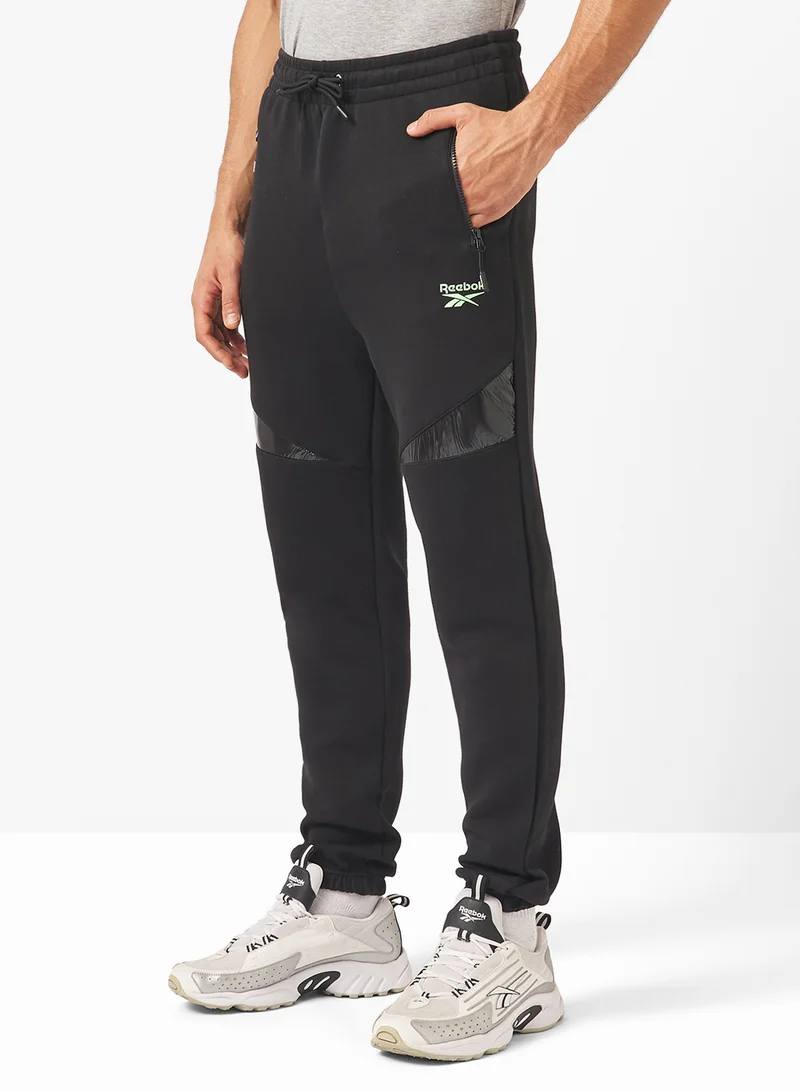 ريبوك Fleece Mix Sweatpants