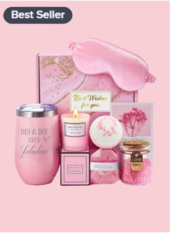 Arabest Arabest Pink Luxury Gift Box for Women - Birthday Gifts for Her, Mother's Day & Eid Gift Basket for Sister/Mom/Wife/Girlfriend/BFF - Premium Women's Gift Set for Ramadan & Iftar  - Image 1