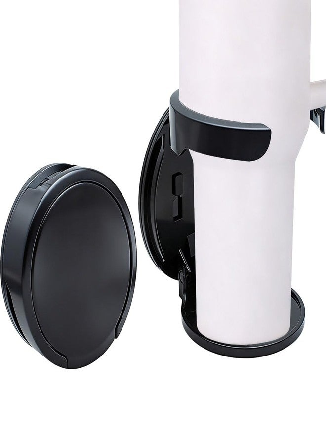 KCMOSGI 2 Pcs Wall Cup Holder for Stanley, Self-Adhesive & Screw Installation, Foldable Cup Holder Compatible with Stanley 30/40 oz Drinks and Coffee - Image 1