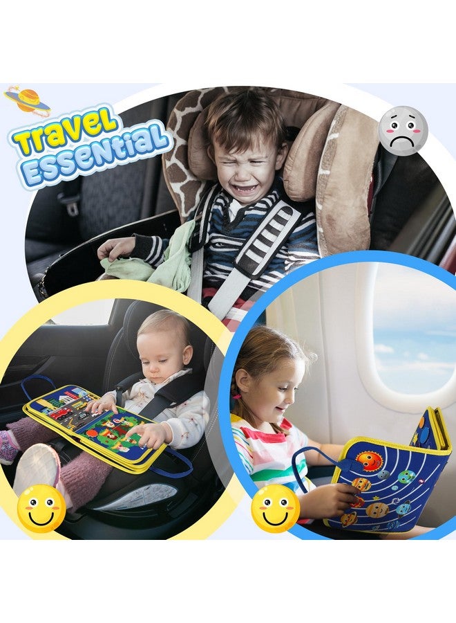 URMYWO Busy Board - Montessori Toys for 1 2 3 4 Year Old, Busy Book Toddler Activities with Fine Motor Skills, Autism Sensory Toys Gifts for Boys Girls, Travel Toys for Road Trip Plane Car - Image 4
