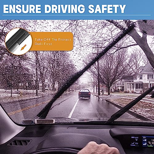 MIKKUPPA 24"+21" Windshield Wipers - Replacement for 2012-2017 Chevrolet Traverse All Season Wiper Blades, Pack of 2 - Image 5