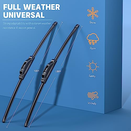 MIKKUPPA 24"+21" Windshield Wipers - Replacement for 2012-2017 Chevrolet Traverse All Season Wiper Blades, Pack of 2 - Image 3