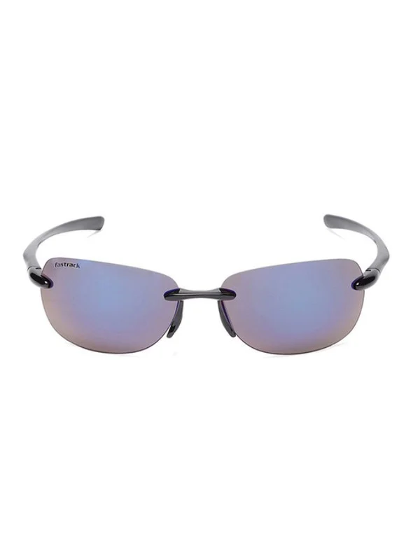 fastrack Black Sports Men Sunglasses (R055BU1|62)