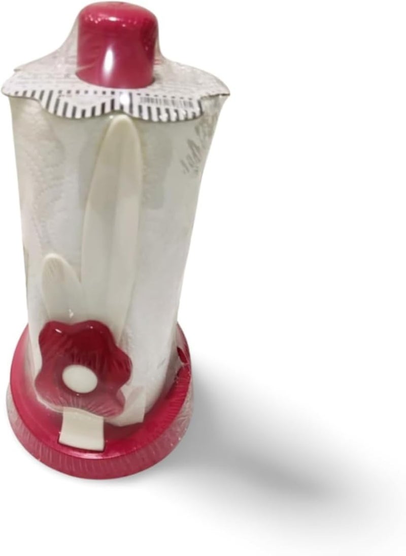 Flower Design Paper Towel Holder - Attractive Addition to Your Kitchen