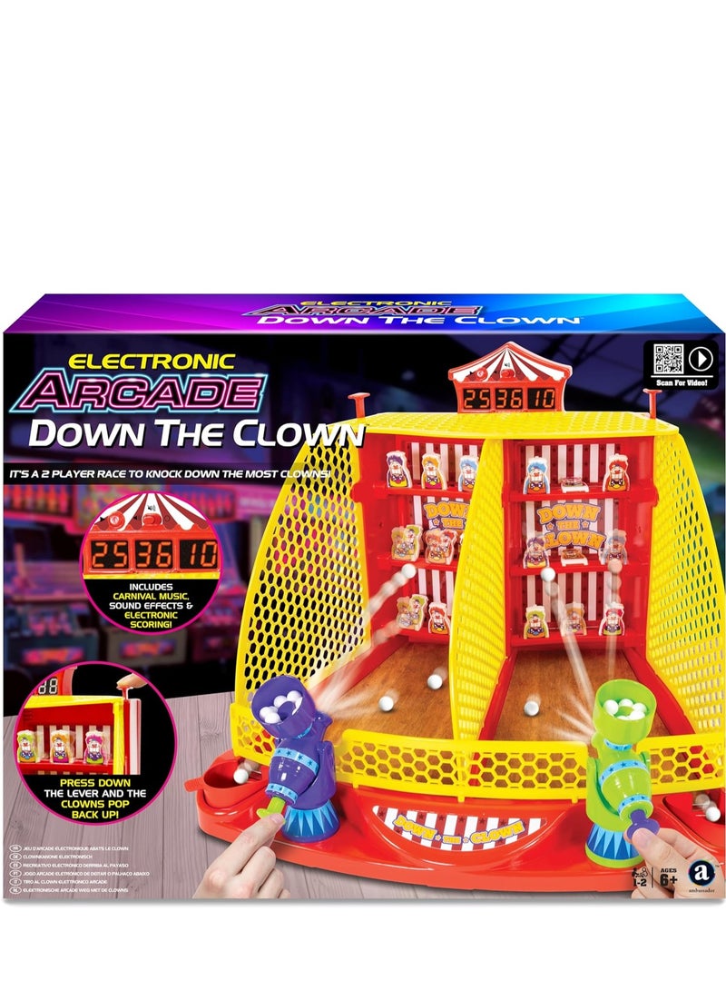 Ambassador Electronic Arcade Down The Clown (Hyper Neon Black Series) (GA2103HB) - Image 1
