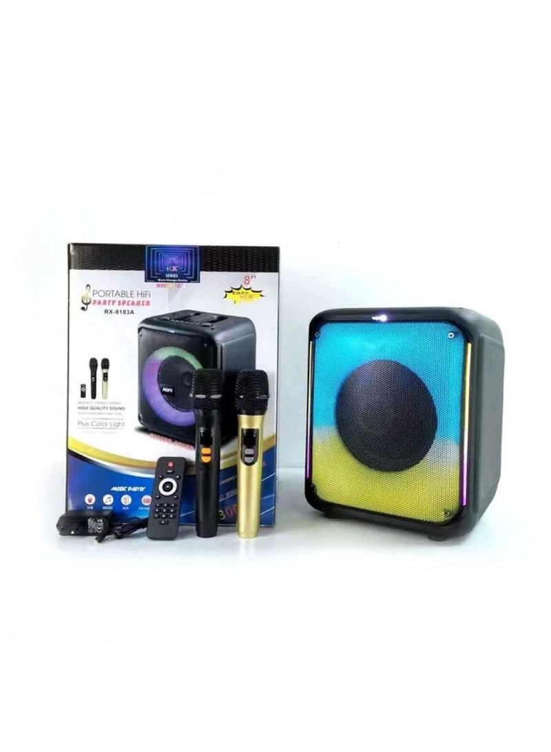 RX Protable Wireless Speaker High Power Sound Source with Bluetooth For Party Singing Dancing - Image 5