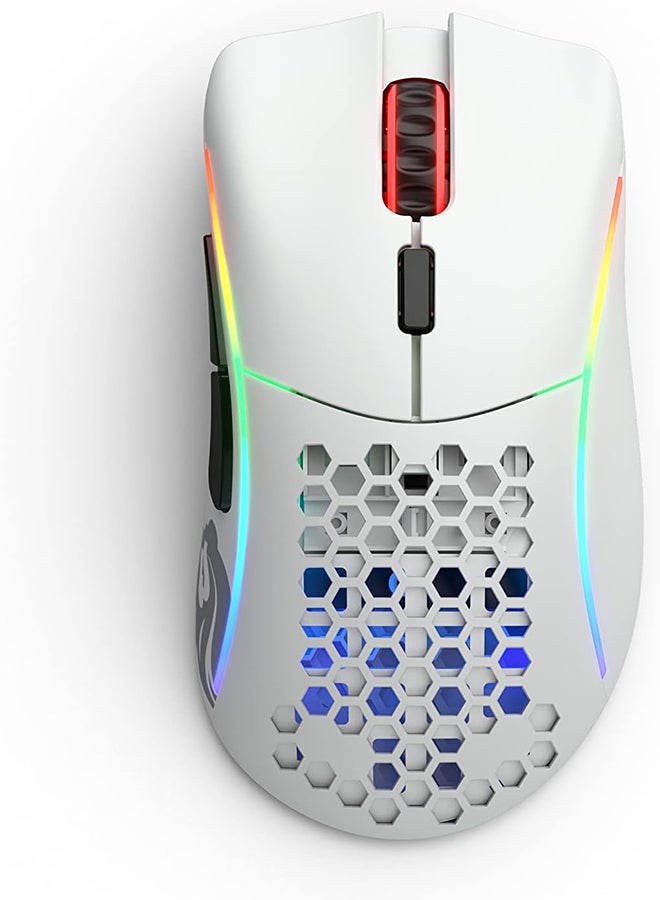 Glorious Model D Minus Wireless Gaming Mouse - Matte White - Image 2