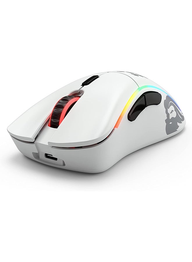 Glorious Model D Minus Wireless Gaming Mouse - Matte White - Image 4