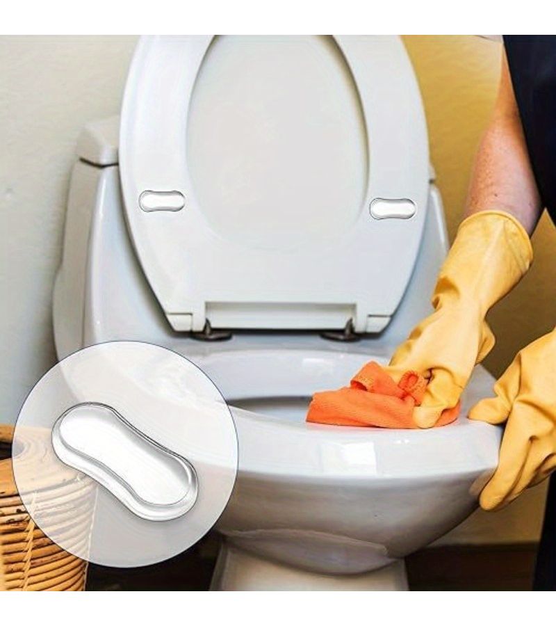 12pcs Transparent Toilet Seat Silencing Anti Collision Cushion Pads Gasket - Image 2
