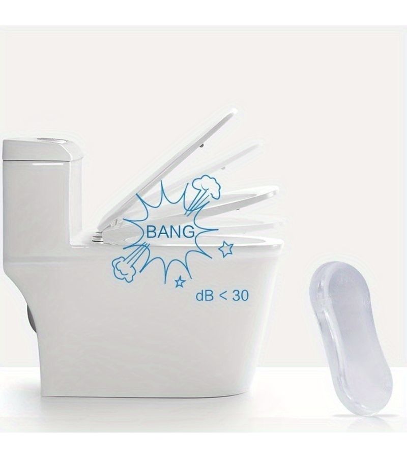 12pcs Transparent Toilet Seat Silencing Anti Collision Cushion Pads Gasket - Image 3