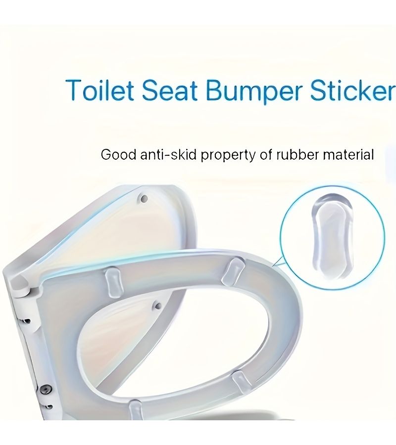 12pcs Transparent Toilet Seat Silencing Anti Collision Cushion Pads Gasket - Image 5