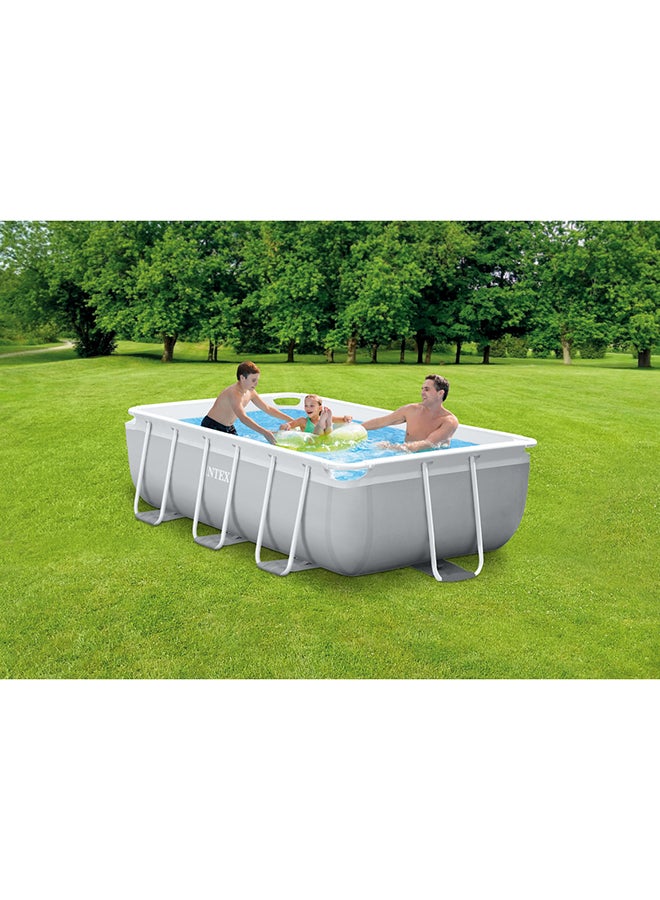 INTEX 3M X 1.75M X 0.8M PRISM FRAME RECTANGULAR POOL SET - Image 2