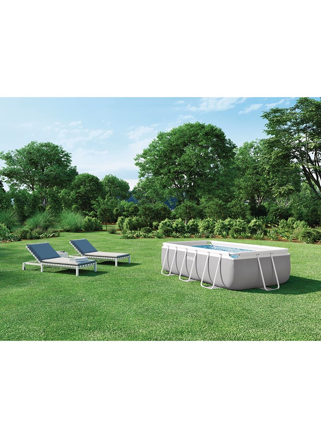 INTEX 3M X 1.75M X 0.8M PRISM FRAME RECTANGULAR POOL SET - Image 3