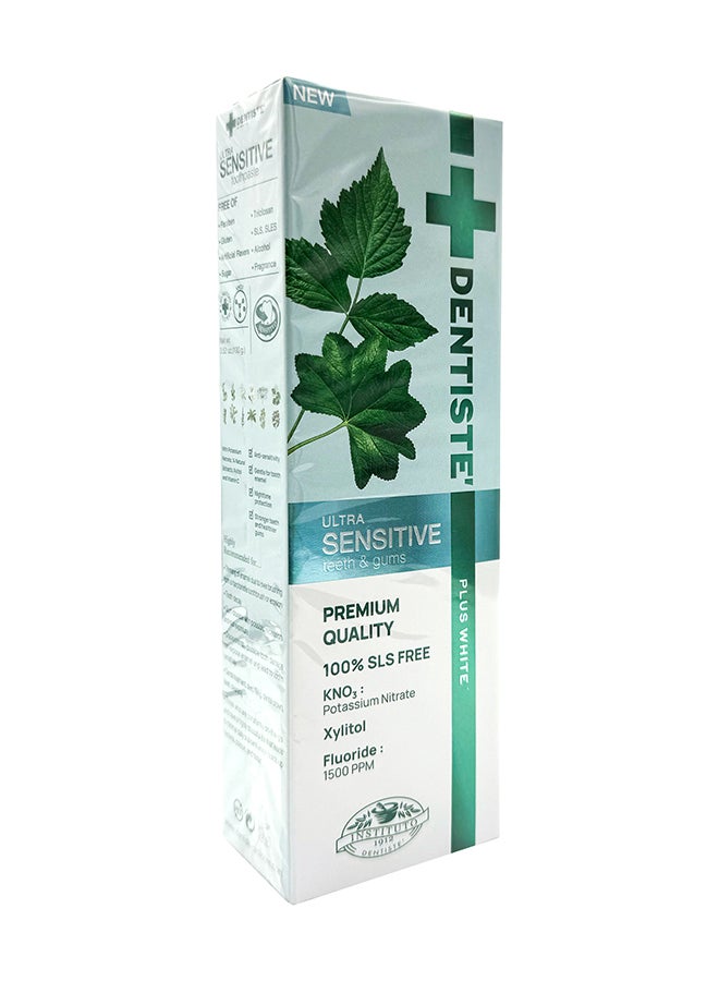 DENTISTE Ultra Sensitive Toothpaste Tube 100 Gram - Image 4