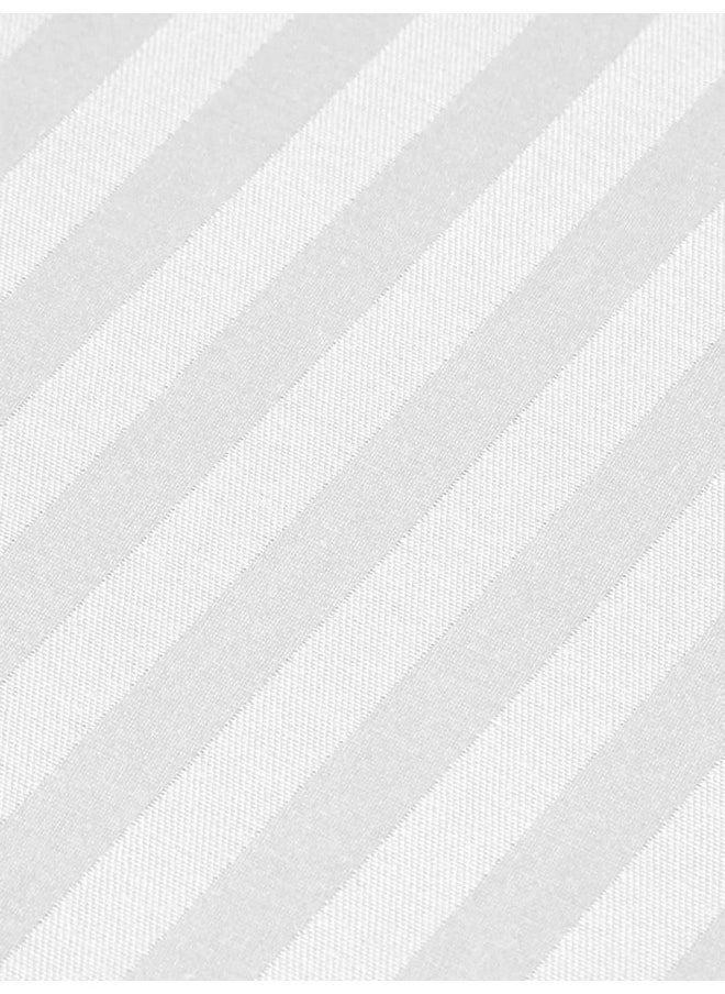 LINENWALAS LINENWALAS 100% Certified Cotton Bedsheet with 2 Pillowcase 210 TC King Size Bedsheet, Fade-Resistant Soft & Hypoallergenic Hotel Quality Flat Bedsheet (108x108 Inches/White)  - Image 4