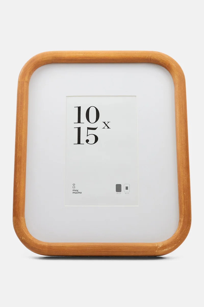 موي موتشو إطار صور خشبي 10 × 15، لون تان