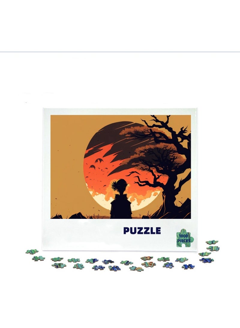 Anna 3D Sunset Illusion 1000-Piece Puzzle - Image 2