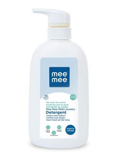 mee mee Mild Baby Liquid Laundry Detergent Food Grade Removes Milk Odour Ph Balanced Anti Bacterial For Baby Clothes (Bottle) (300 Ml Bottle)  - Image 1