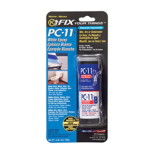 PC Products PC-Products PC-11 Epoxy Adhesive Paste, Two-Part Marine Grade, 2oz in Two Jars, Off White 20111 - Image 2