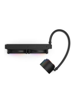 NZXT NZXT Kraken Elite 240 RGB AIO Liquid Cooler, LCD Display & RGB Fans, 240mm Radiator, Copper Water Block, 2x 120mm F120 RGB Fans, 500-1500RPM Fan Speed, 17.48-52.44CFM Airflow, Black | RL-KR24E-B1  - Image 2