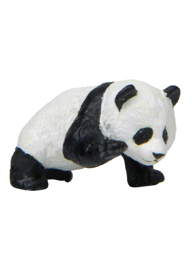 NIBEMINENT Garden Decoration Climbing Panda Statue Black/White 