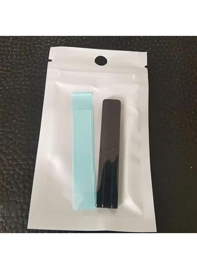 حامل هاتف فائق النحافة والبساطة، قابل للطي عموديًا وأفقيًا، زاوية قابلة للتعديل لأجهزة iPhone 16/15/14/13/12 وسلسلة Samsung Galaxy S22/S21، حامل هاتف مكتبي محمول (أسود، 1) - Image 3