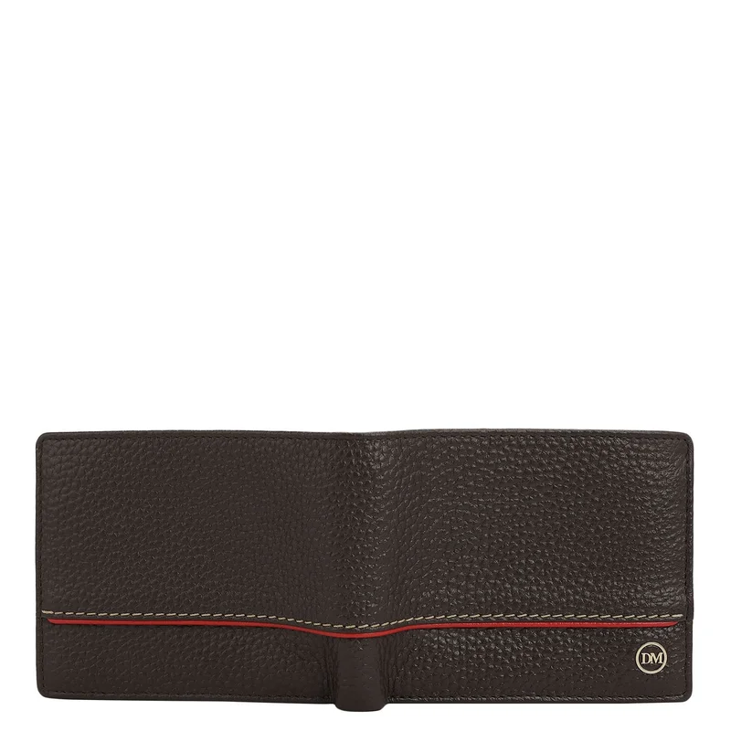 Da Milano  Chocolate Bifold Leather Mens Wallet for Men | Best Price UAE