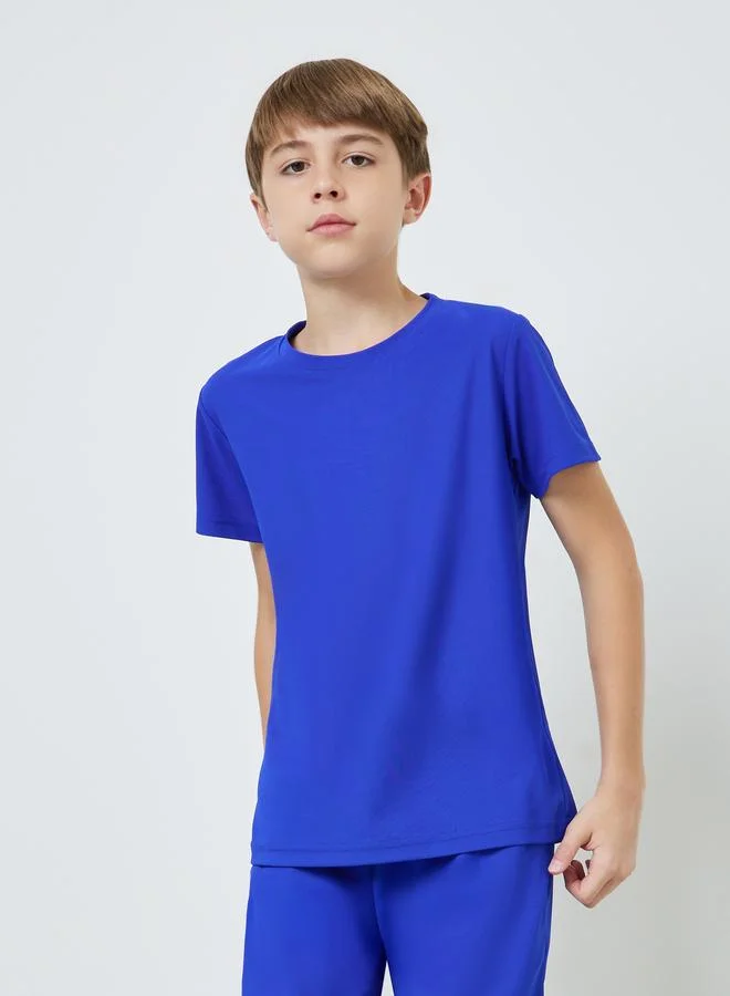 ستايلي Teens Cotton Sports Jersey Athleisure T-Shirt