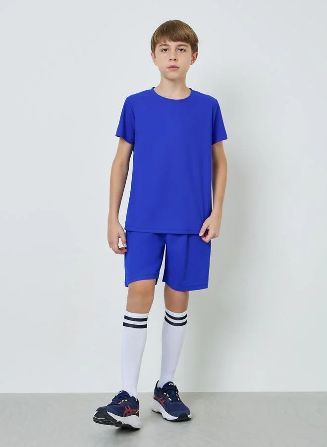 ستايلي Teens Cotton Sports Jersey Athleisure T-Shirt