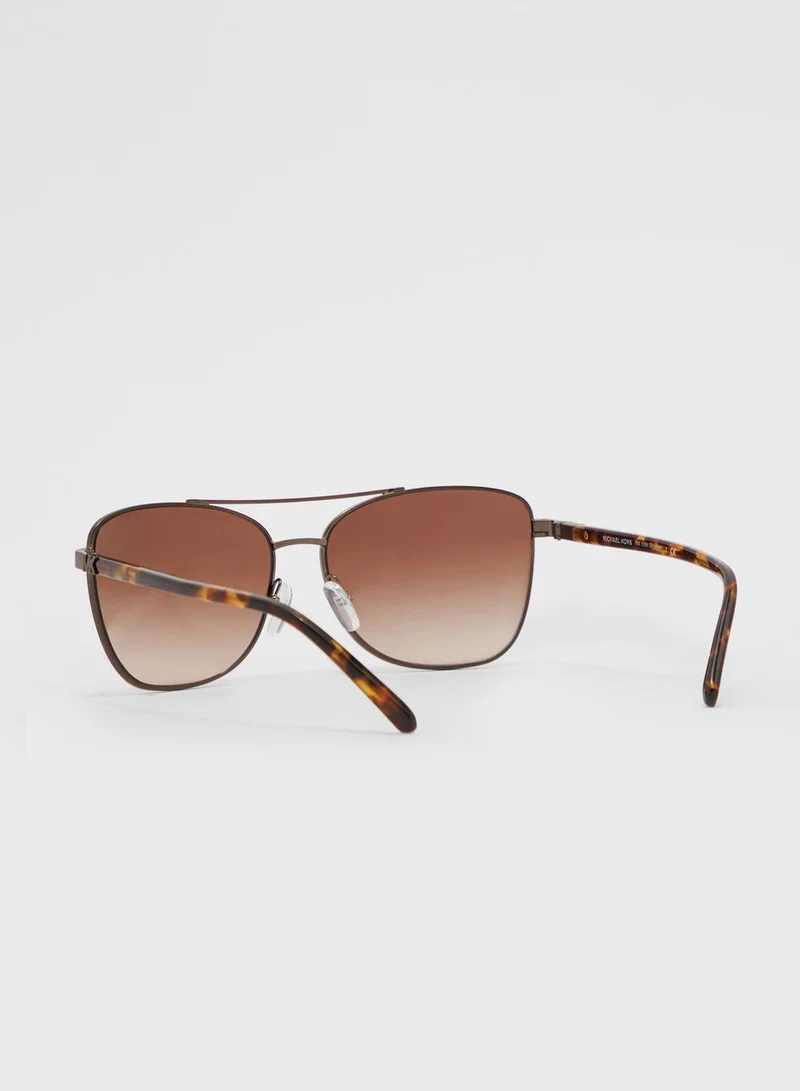 Michael Kors 0Mk1096 Aviator Sunglasses