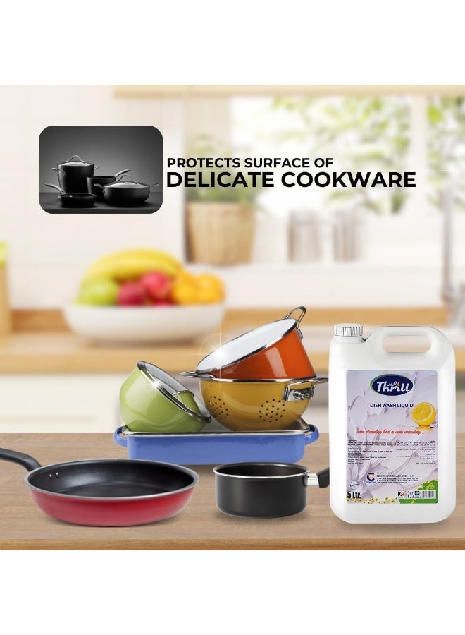 Thrill Lemon Dish Wash Liquid 5L - Image 2