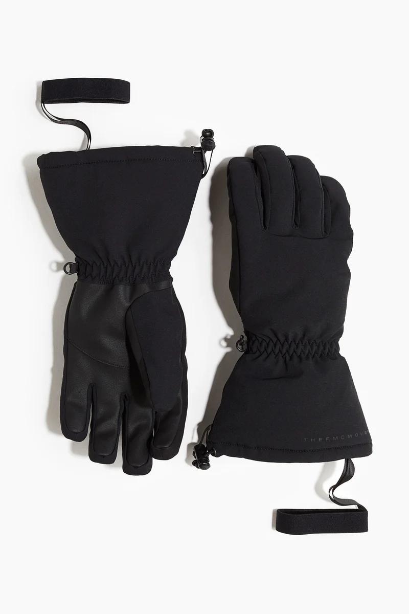 H&M Water-repellent ski gloves