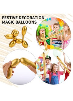 50 Pcs 260 Balloons Long Balloons Metallic Gold Balloons Latex Modeling Twisting Balloons For Birthday Wedding Engagement Anniversary Christmas Festival Party Decoration - pzsku/Z80509983A049152035BCZ/45/_/1732777908/a6ddc334-a523-4444-95d3-246de67e0e78