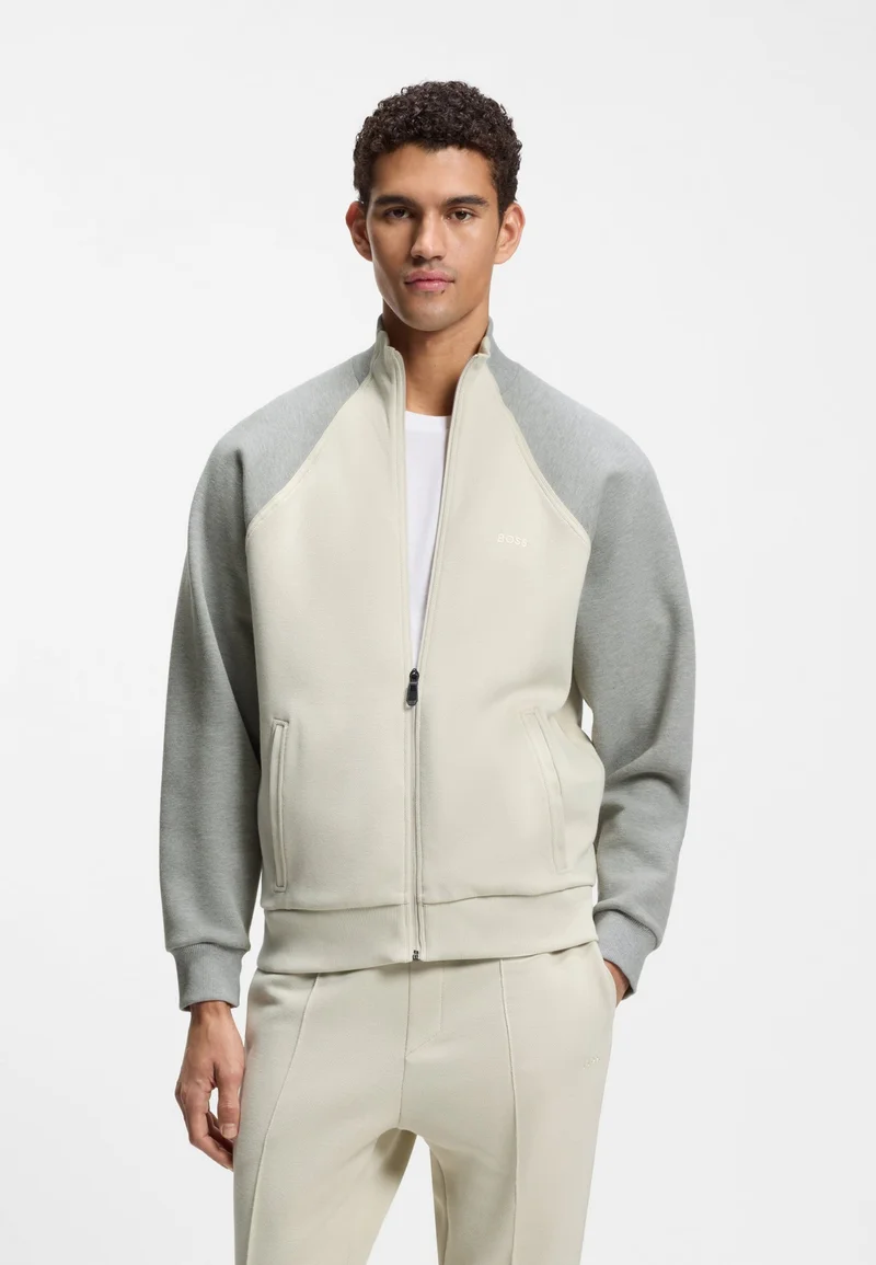 بوس بلوزة قطنية مدمجة بحواف متباينة