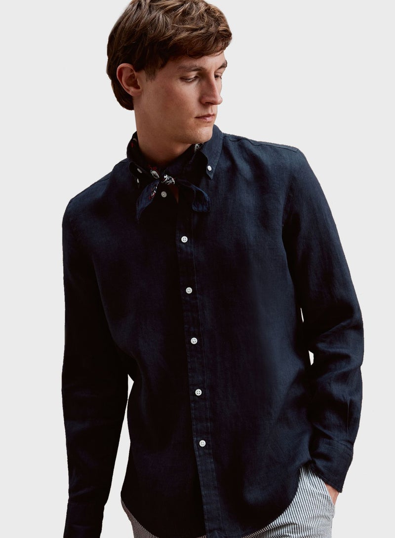Ovs Button Down Regular Fit Shirt - Image 2