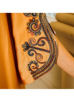 Abaya Rope Embroidery Dress. Orange. - pzsku/Z8050B481C74A3706017AZ/45/_/1731411262/b03a1a79-ac4e-4a57-ad45-9c23b566a7ce