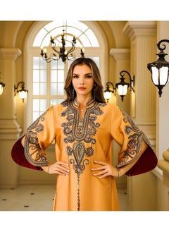 Abaya Rope Embroidery Dress. Orange. - pzsku/Z8050B481C74A3706017AZ/45/_/1731411263/2c3f0244-2704-49c9-b8b6-53549c8f3355