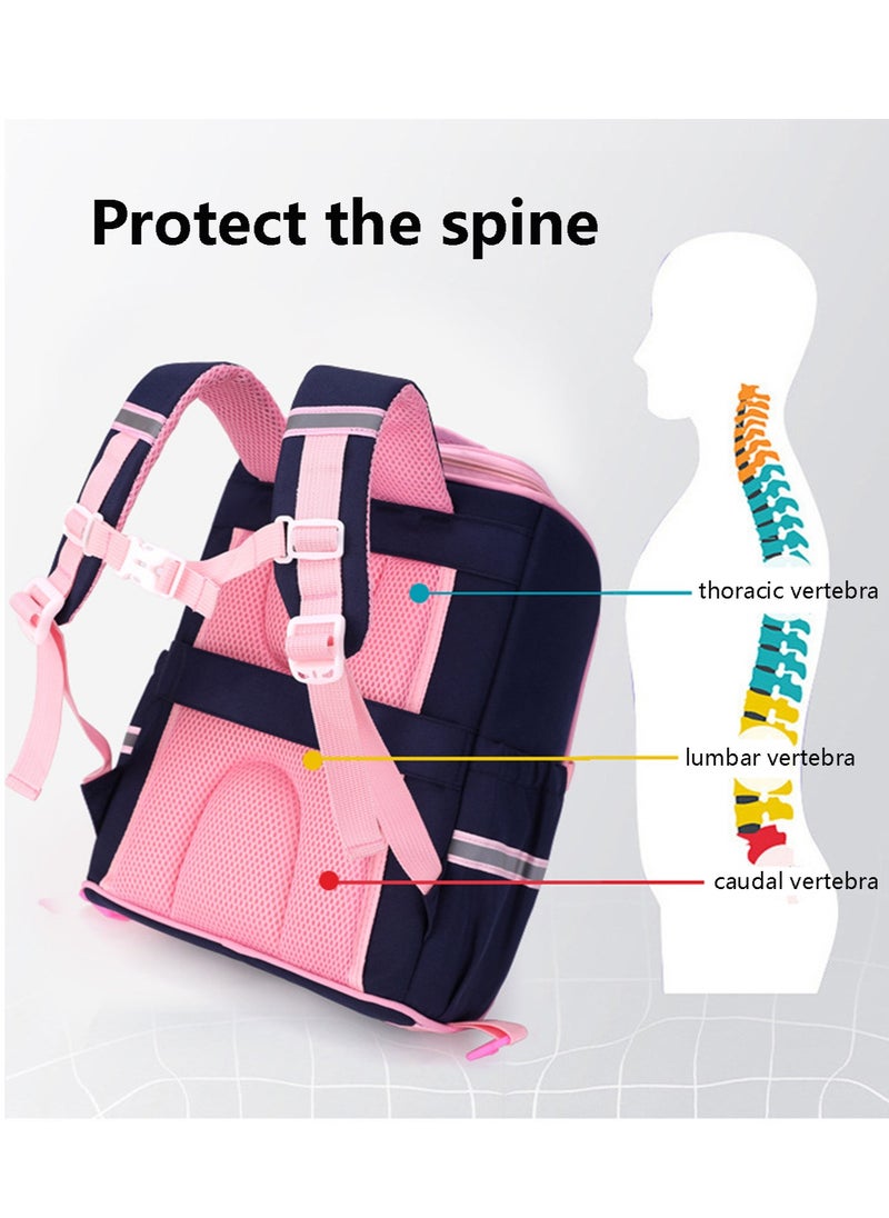 Generic Kids Trolley Backpack Wheeled Schoolbag, Mermaid Print Rolling School Bag for Girls Students  - Image 5